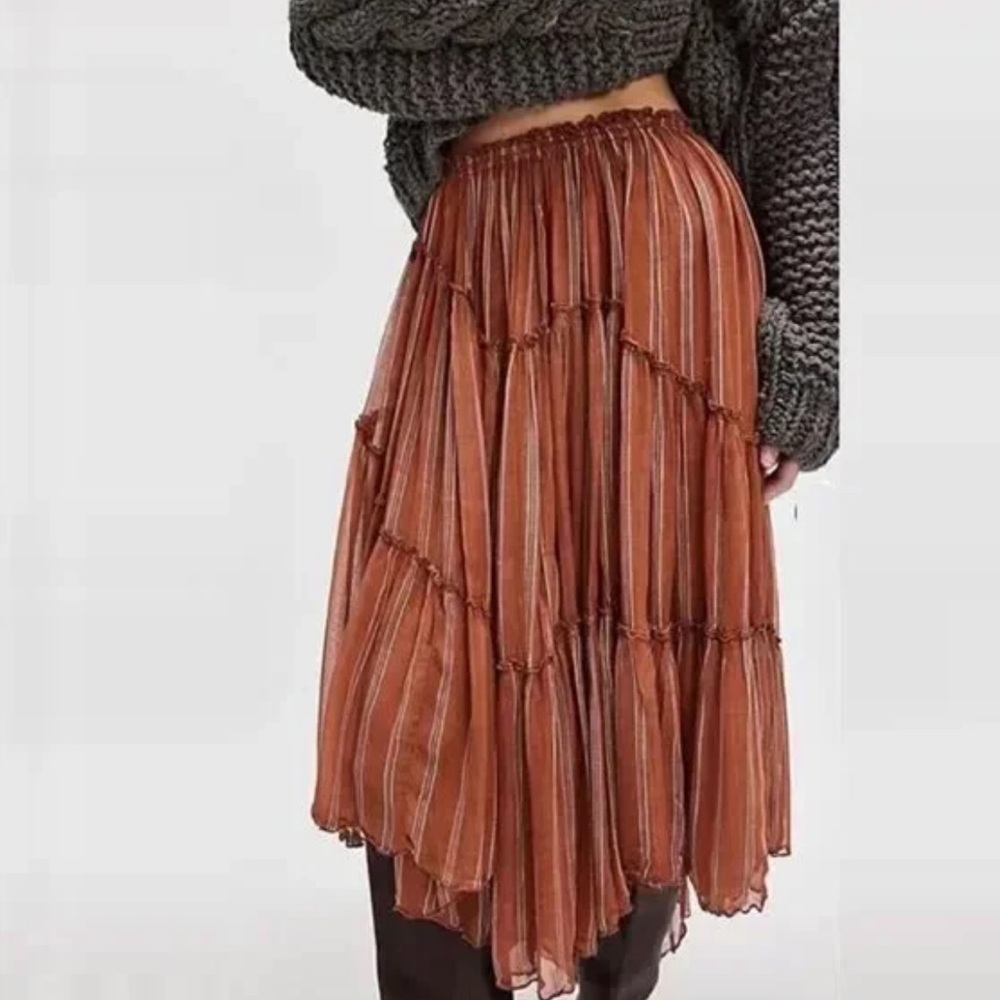 FP One Ember Printed Midi Skirt